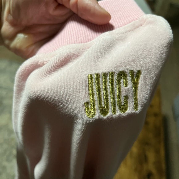 Juicy Couture Tracksuit Pink Little Kid Size 7 - Picture 7 of 9